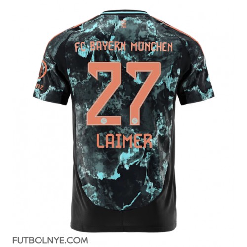 Camiseta Bayern Munich Konrad Laimer #27 Visitante Equipación 2024-25 manga corta